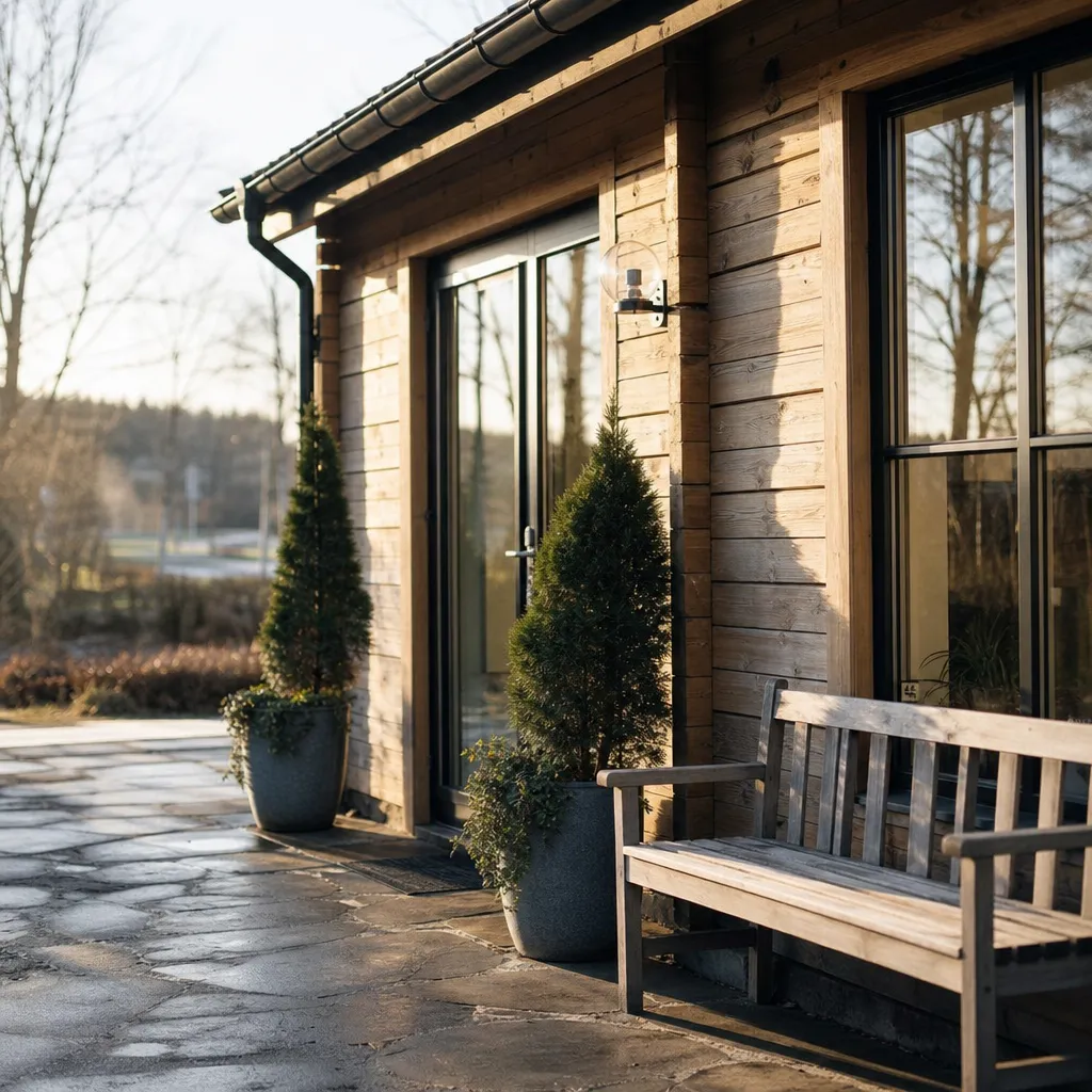Inomhusbild som påminner om ett lokalt försäkringskontor i en mindre svensk stad